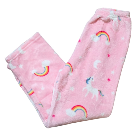 Other - ☘️3/$15☘️ Pink Unicorn & Rainbow Kids Pajama Pants
